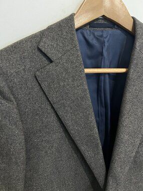 SUITSUPPLY Lazio Grayish Brown 2-Btn Blazer Jacket Wool sz US 36 R